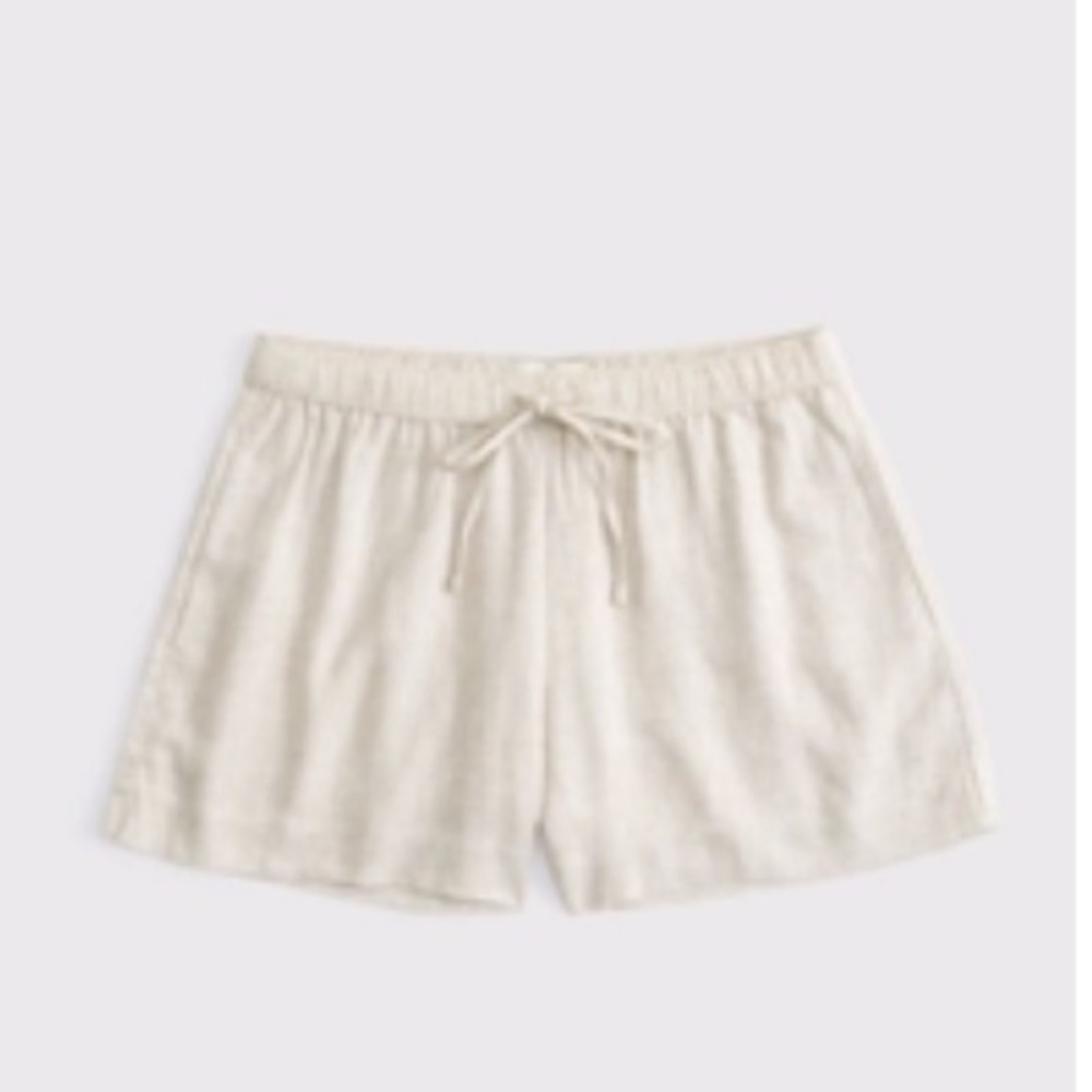 Abercrombie & Fitch High Waist Tan Shorts
